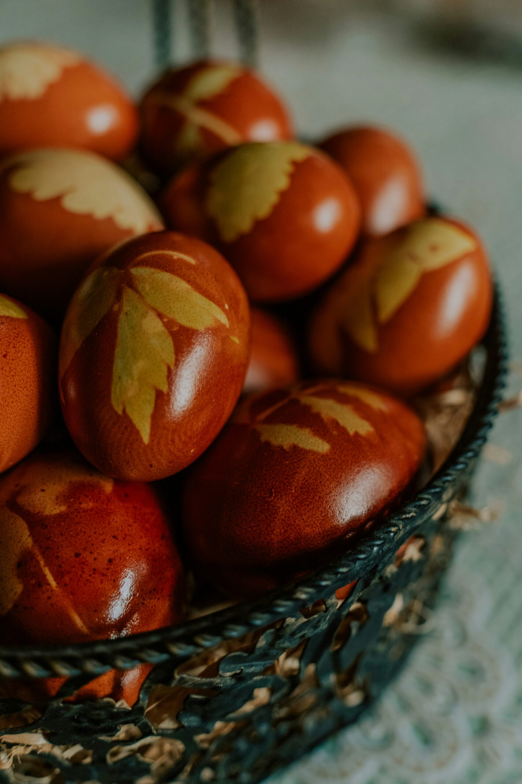 Blood red eggs and things we do to remember.